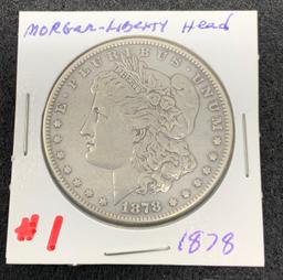 1878 MORGAN SILVER DOLLAR