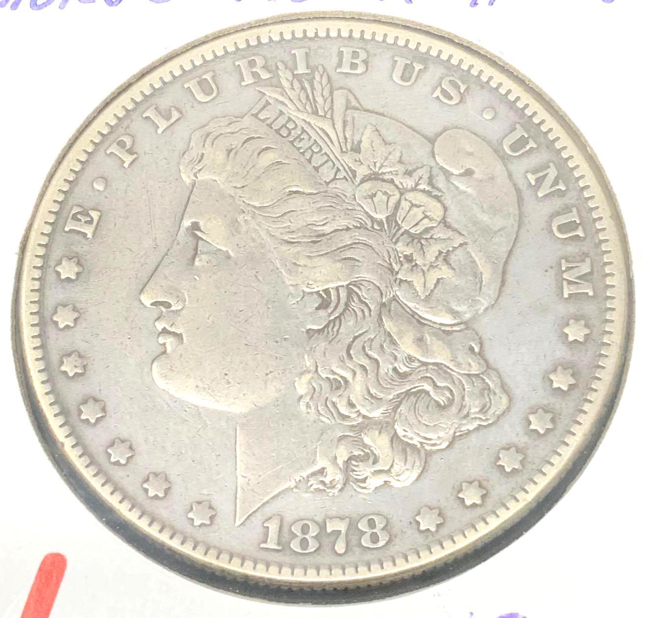 1878 MORGAN SILVER DOLLAR