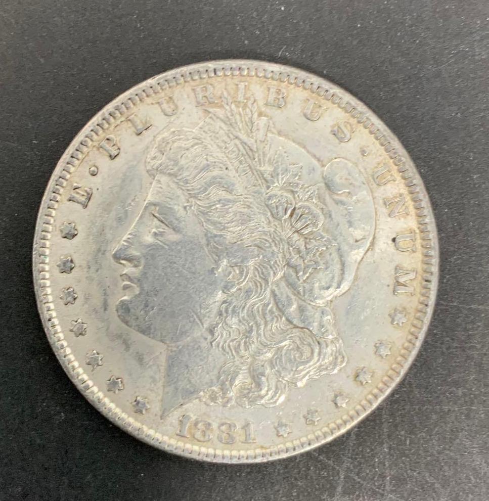 1881 MORGAN SILVER DOLLAR