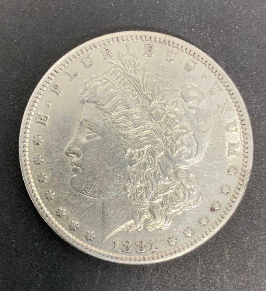 1881-S MORGAN SILVER DOLLAR