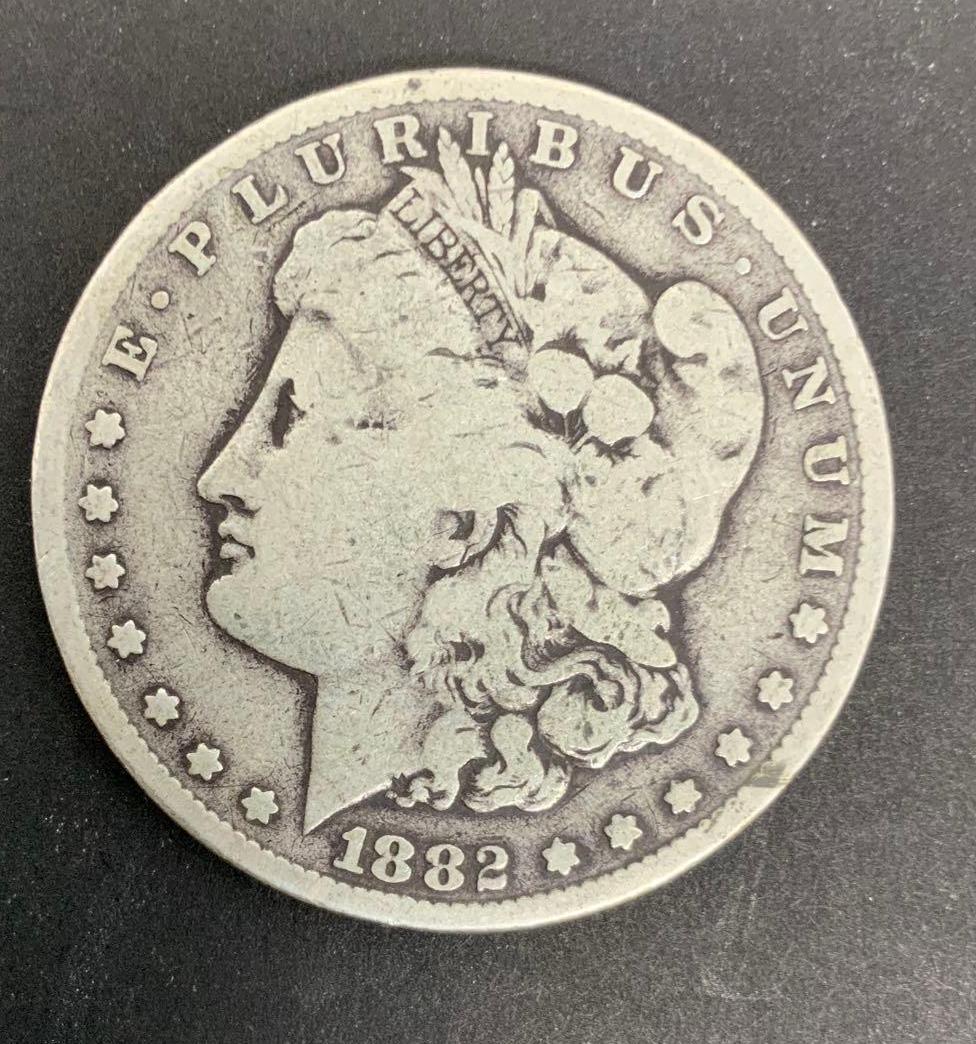 1882-CC MORGAN SILVER DOLLAR