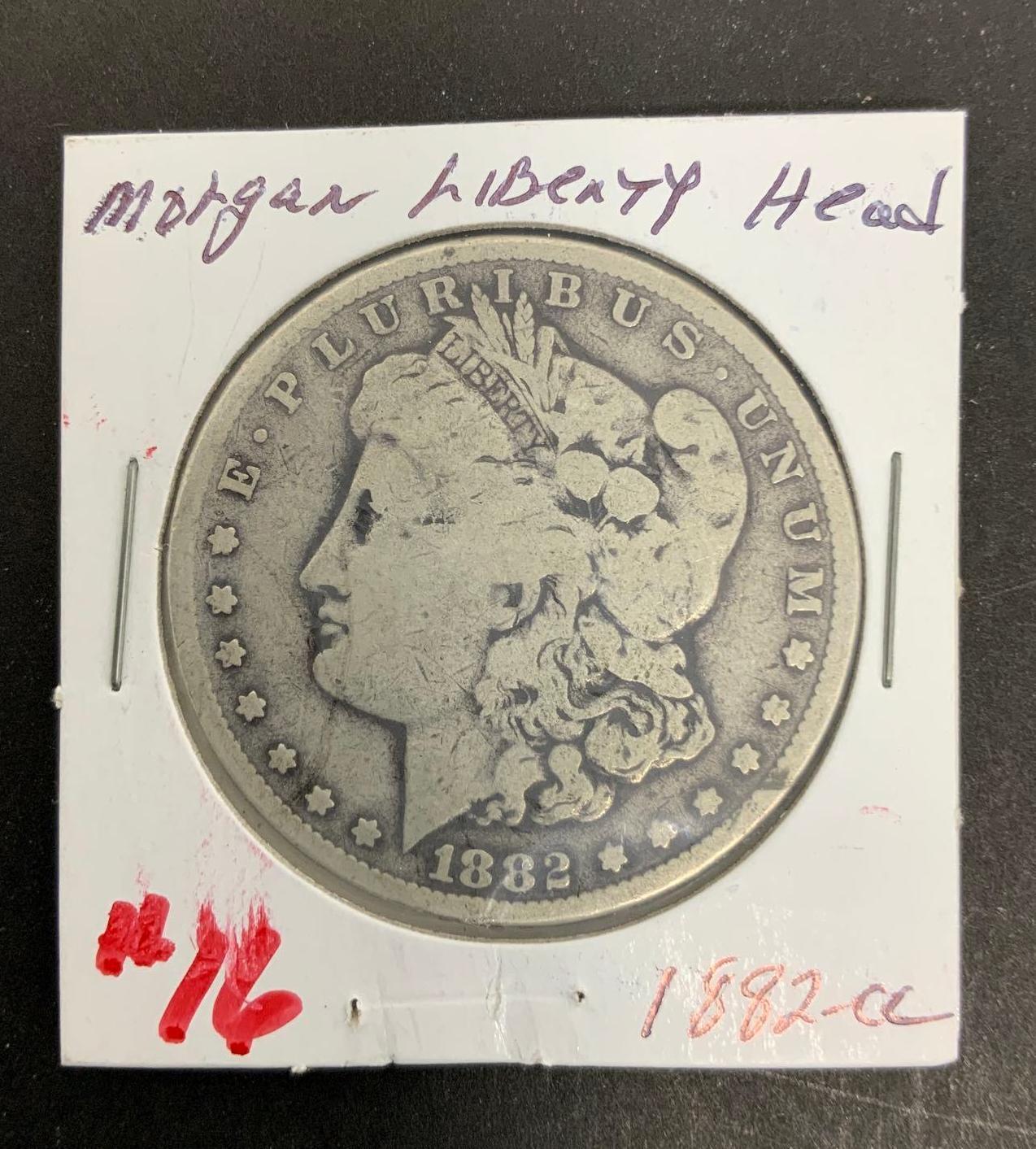 1882-CC MORGAN SILVER DOLLAR