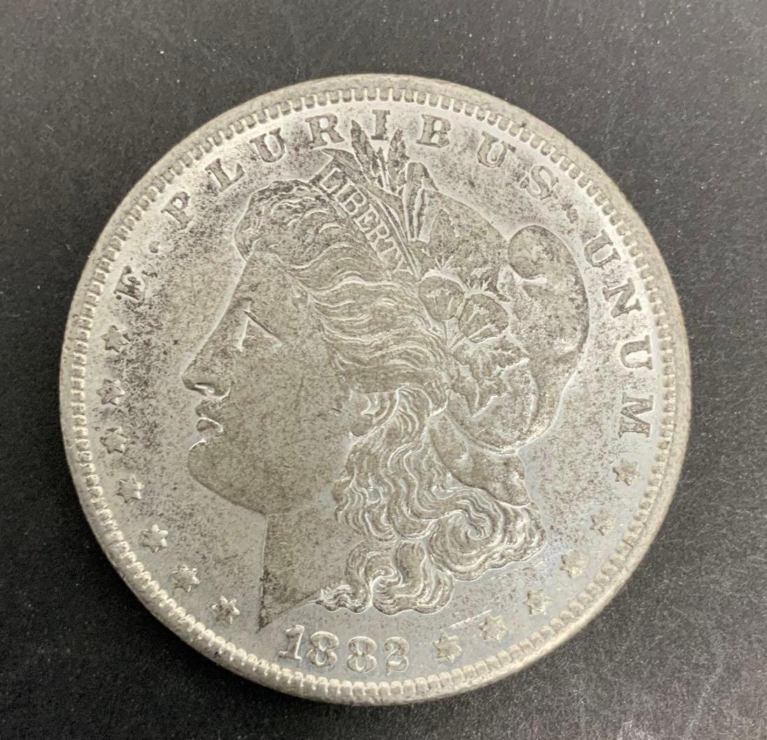 1882-S MORGAN SILVER DOLLAR