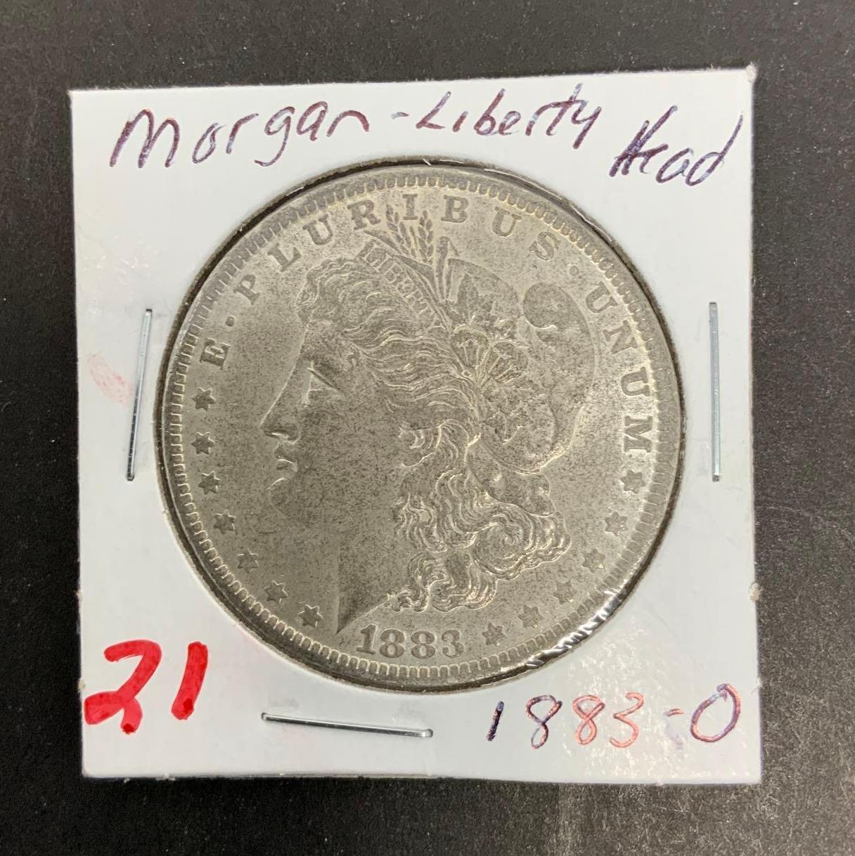 1883-O MORGAN SILVER DOLLAR