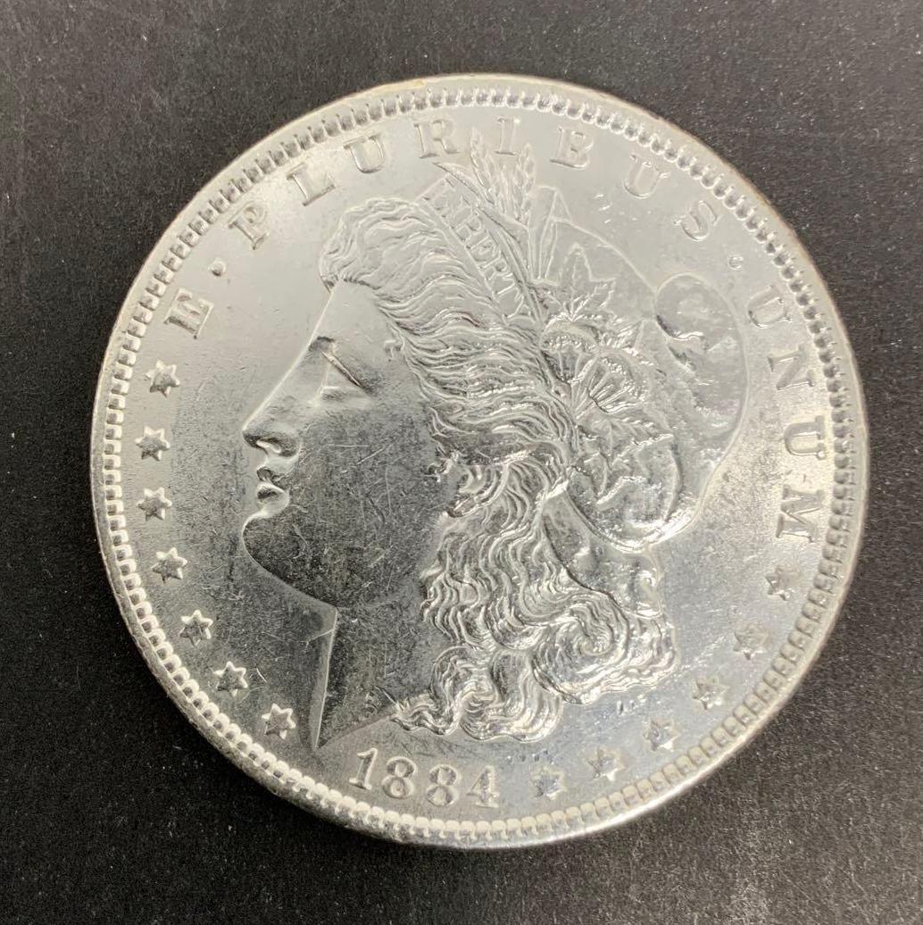 1884 MORGAN SILVER DOLLAR