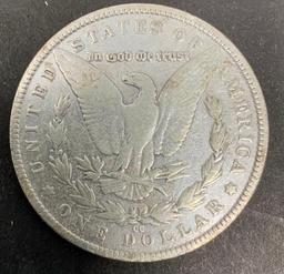 1884-CC MORGAN SILVER DOLLAR