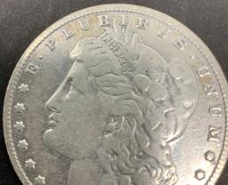 1884-CC MORGAN SILVER DOLLAR