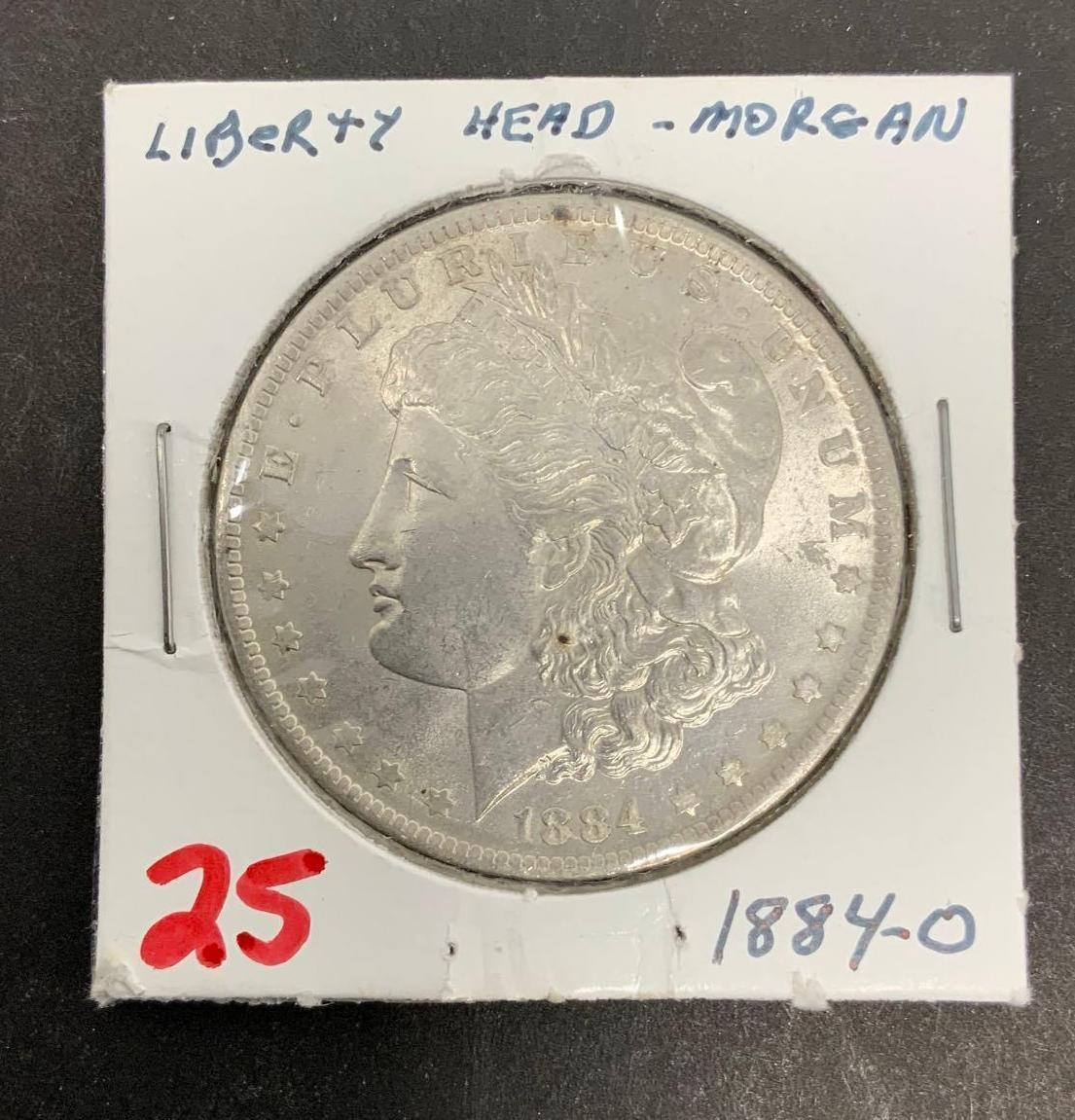 1884-O MORGAN SILVER DOLLAR