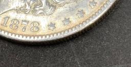 1878-S MORGAN SILVER DOLLAR