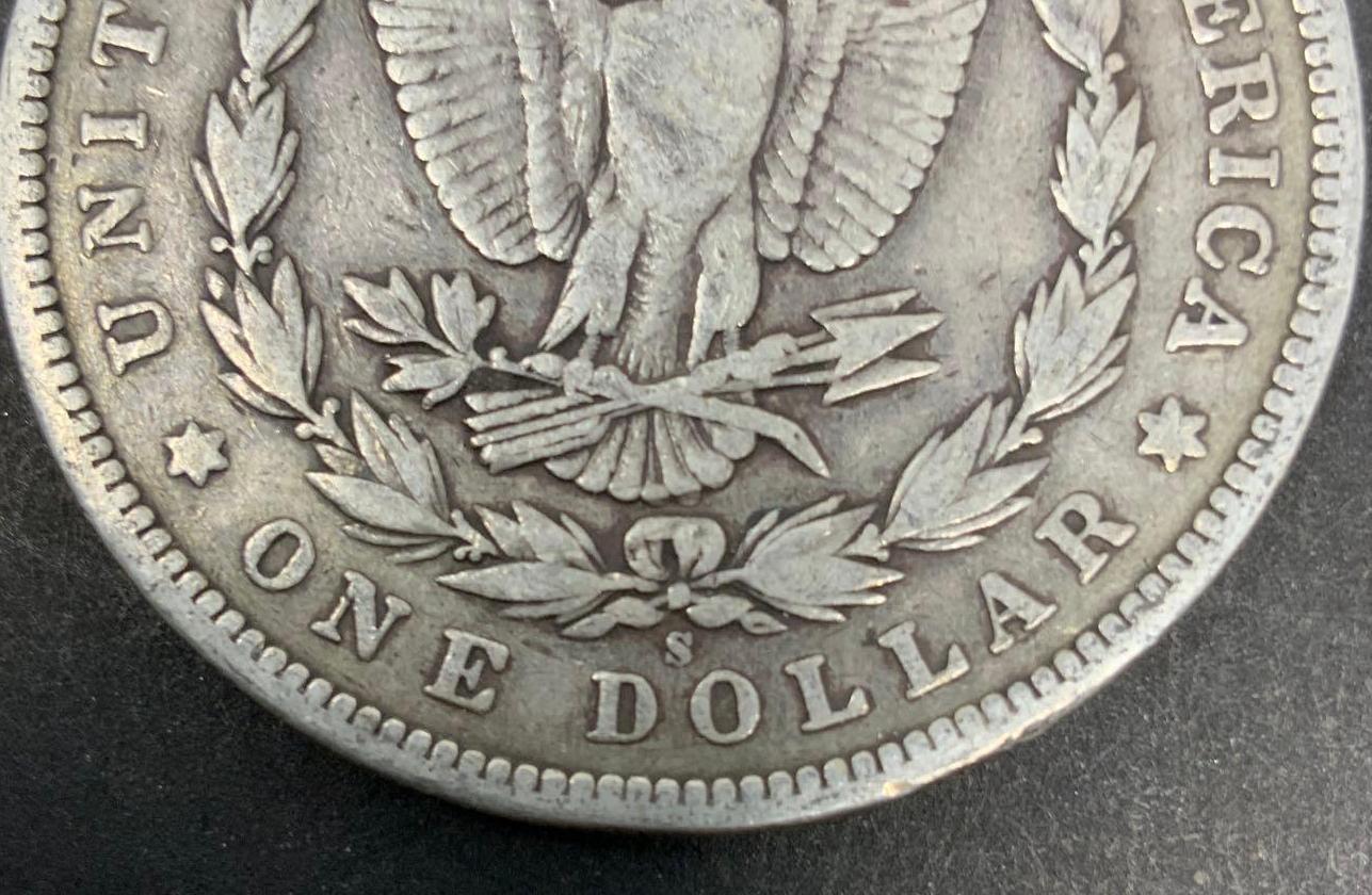 1892-S MORGAN SILVER DOLLAR