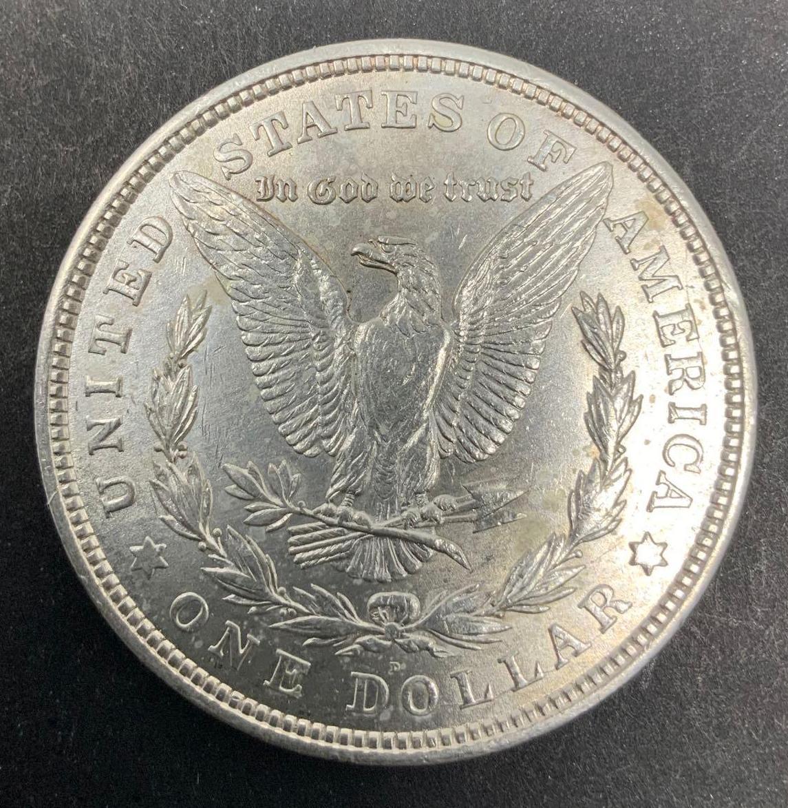 1921-D MORGAN SILVER DOLLAR