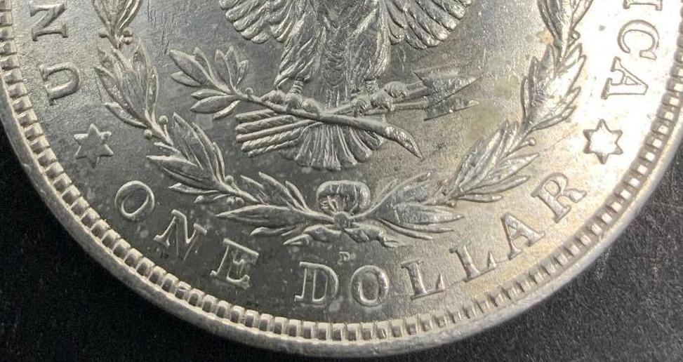 1921-D MORGAN SILVER DOLLAR
