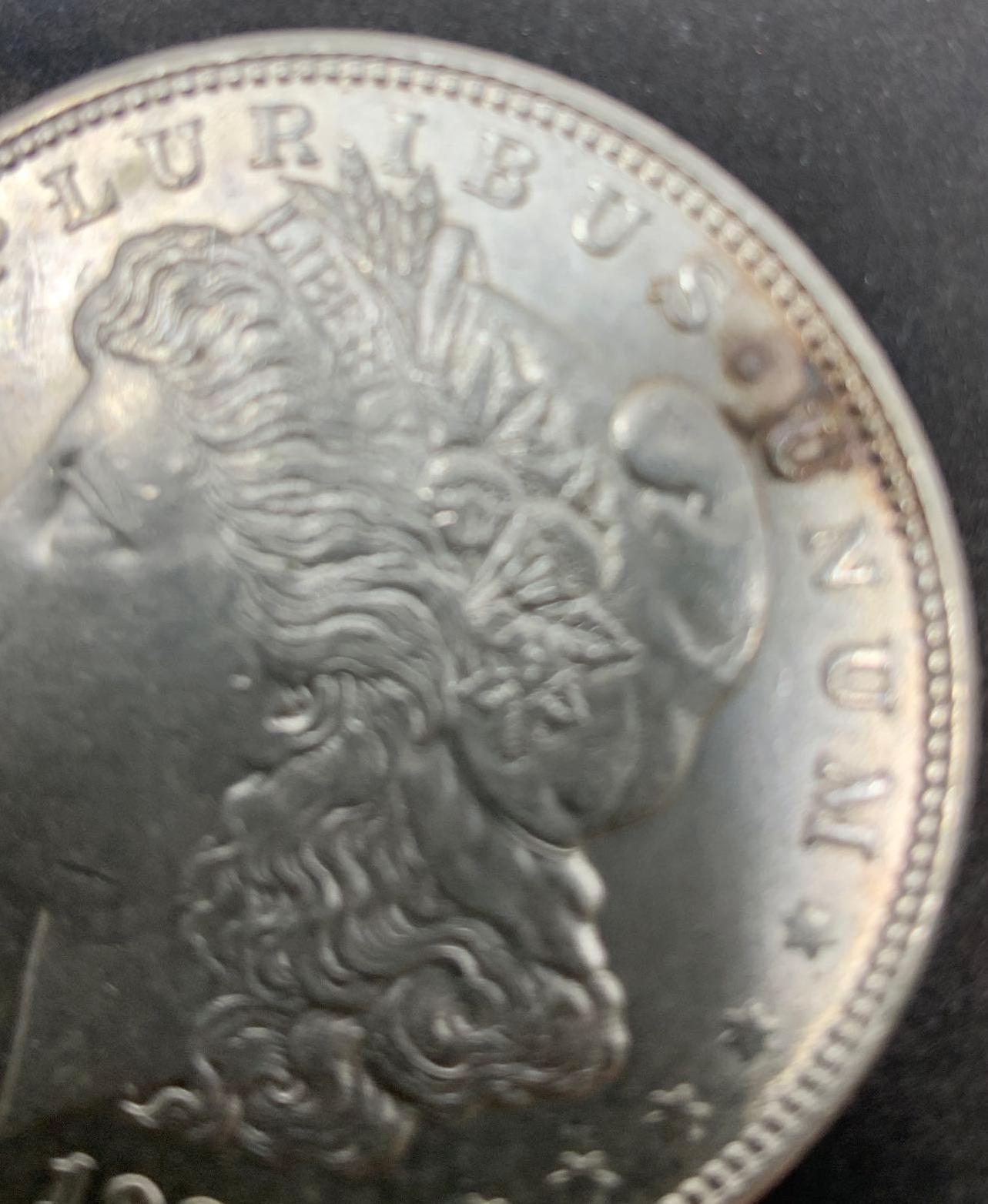 1921-D MORGAN SILVER DOLLAR