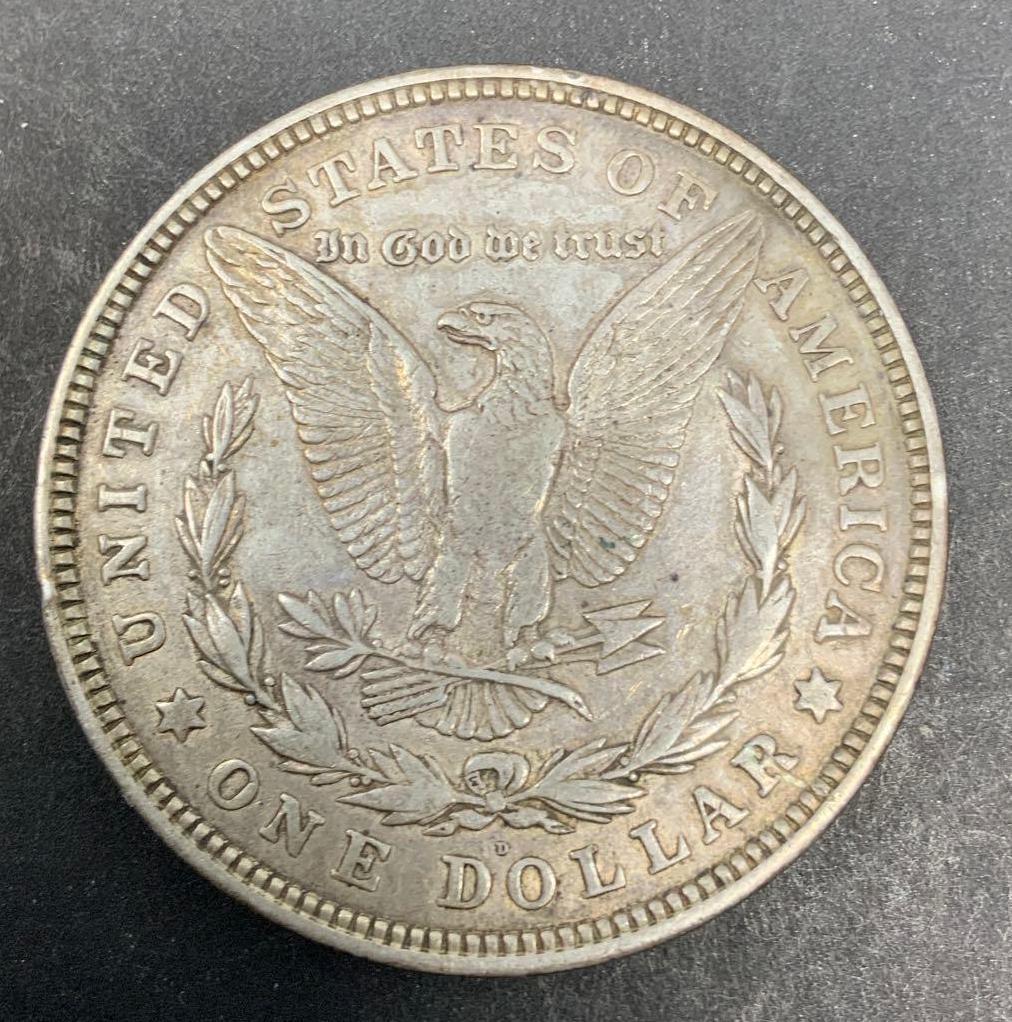 1921-D MORGAN SILVER DOLLAR