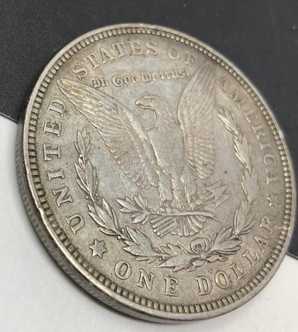 1921-D MORGAN SILVER DOLLAR