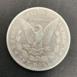 1880-CC MORGAN SILVER DOLLAR