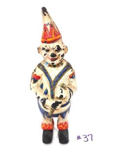 Clown Cast Iron Still Bank