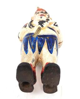 Clown Cast Iron Still Bank