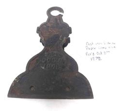 Victorian Cast Iron Paper Clamp/Vice