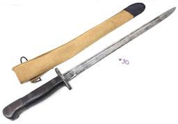 WWl-WWll British Bayonet W/Scabbard
