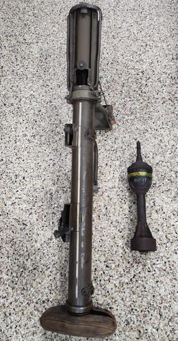 WWll British PIAT MKI Spigot Mortar W/Inert Round