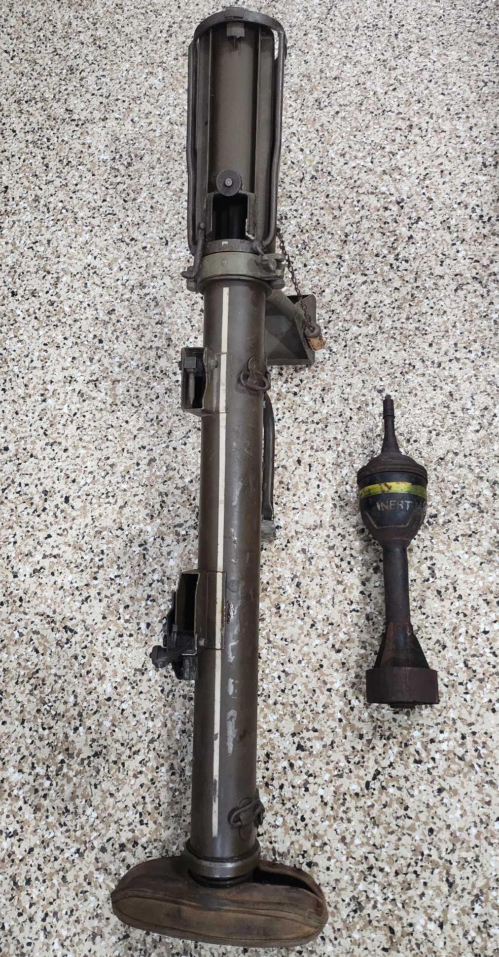 WWll British PIAT MKI Spigot Mortar W/Inert Round