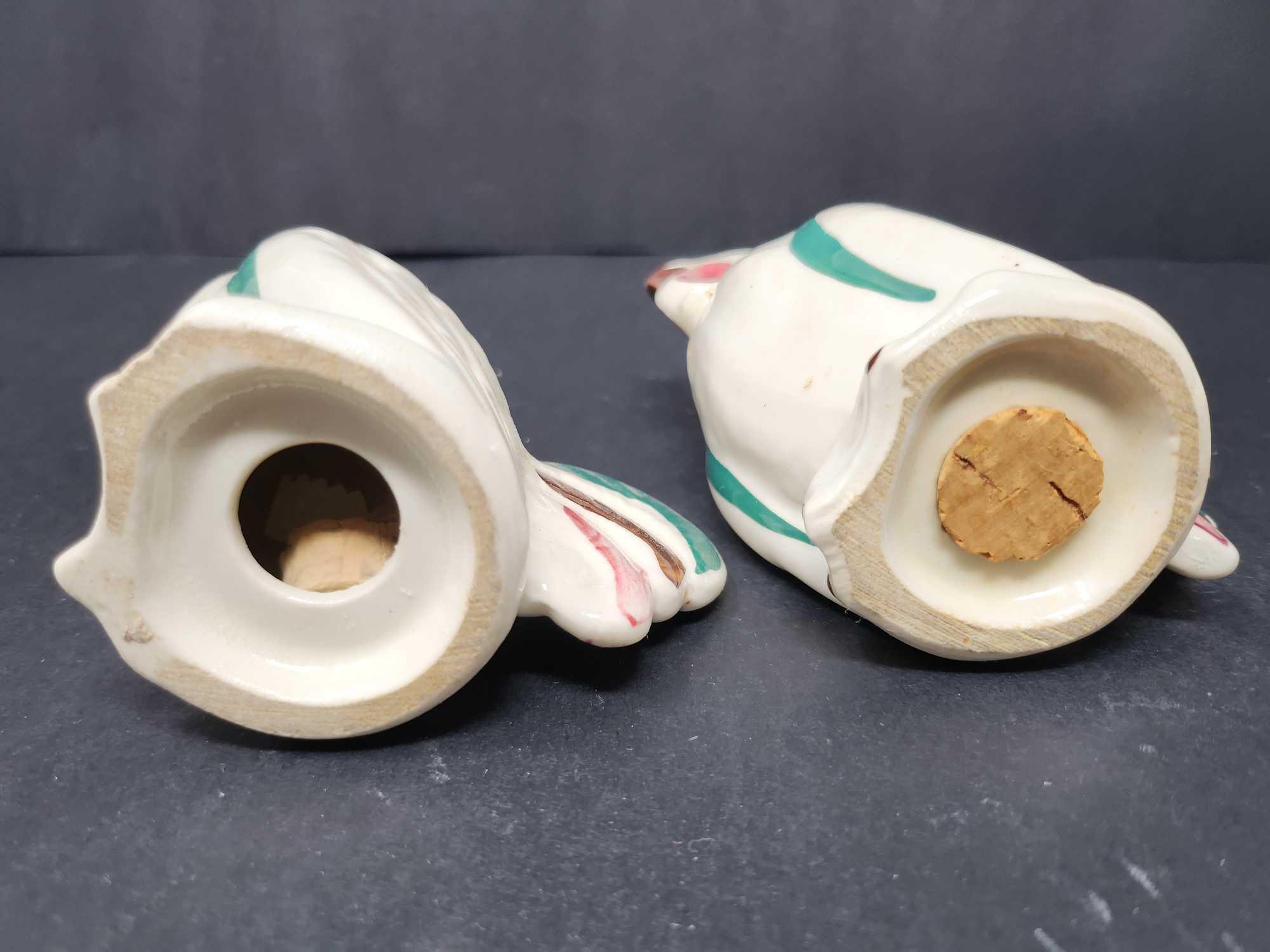 Vintage Shawnee Pottery Pitcher And Salt/Pepper