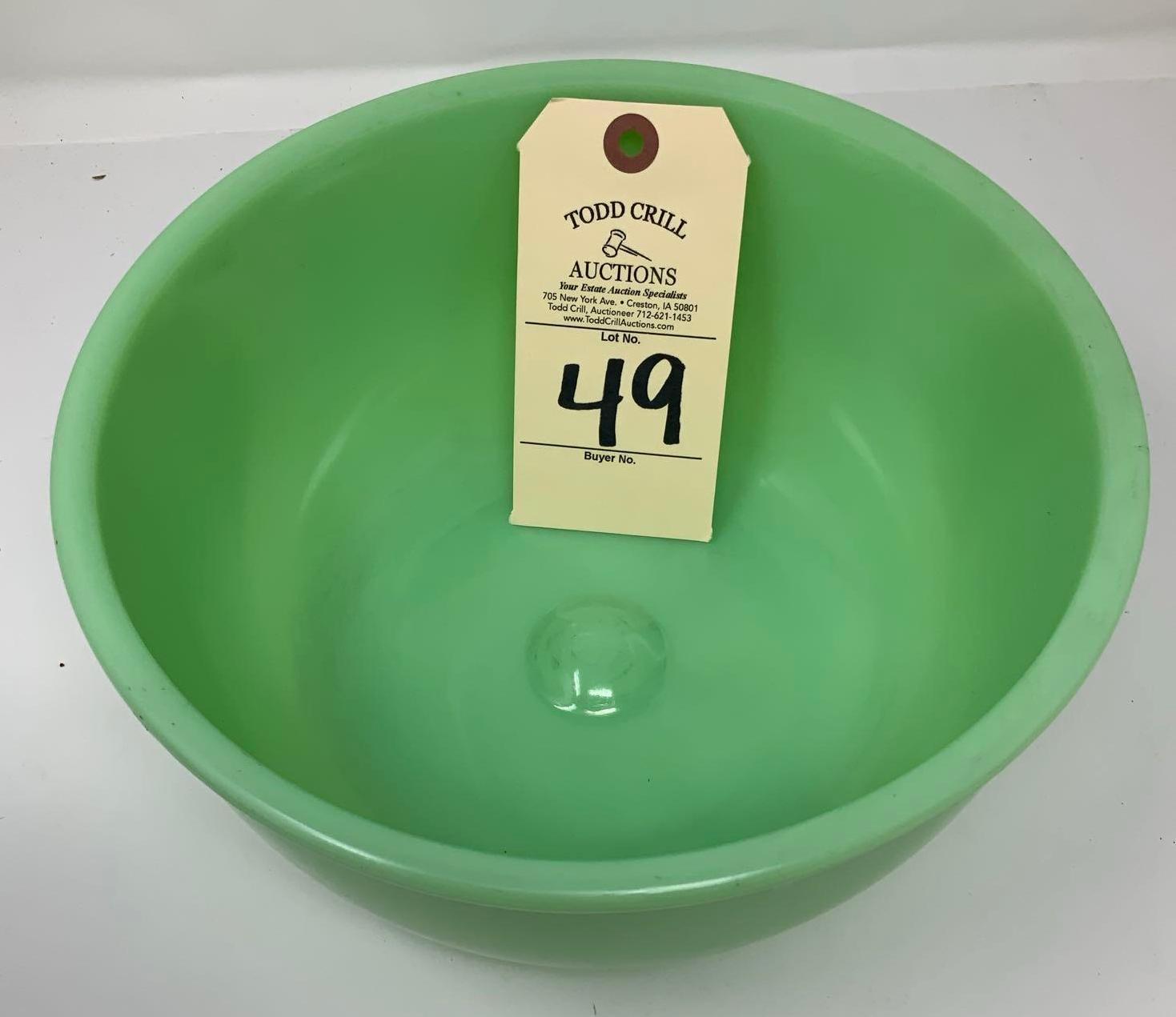 Uranium Jadeite Mixing Bowl