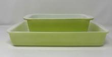 Pyrex Lime Green Baking Pans