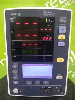 Mindray Medical Datascope Accutorr V Vital Signs Monitor- 42373