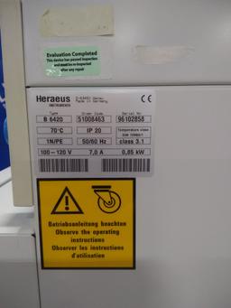 Heraeus B 6420 Incubator - 37874