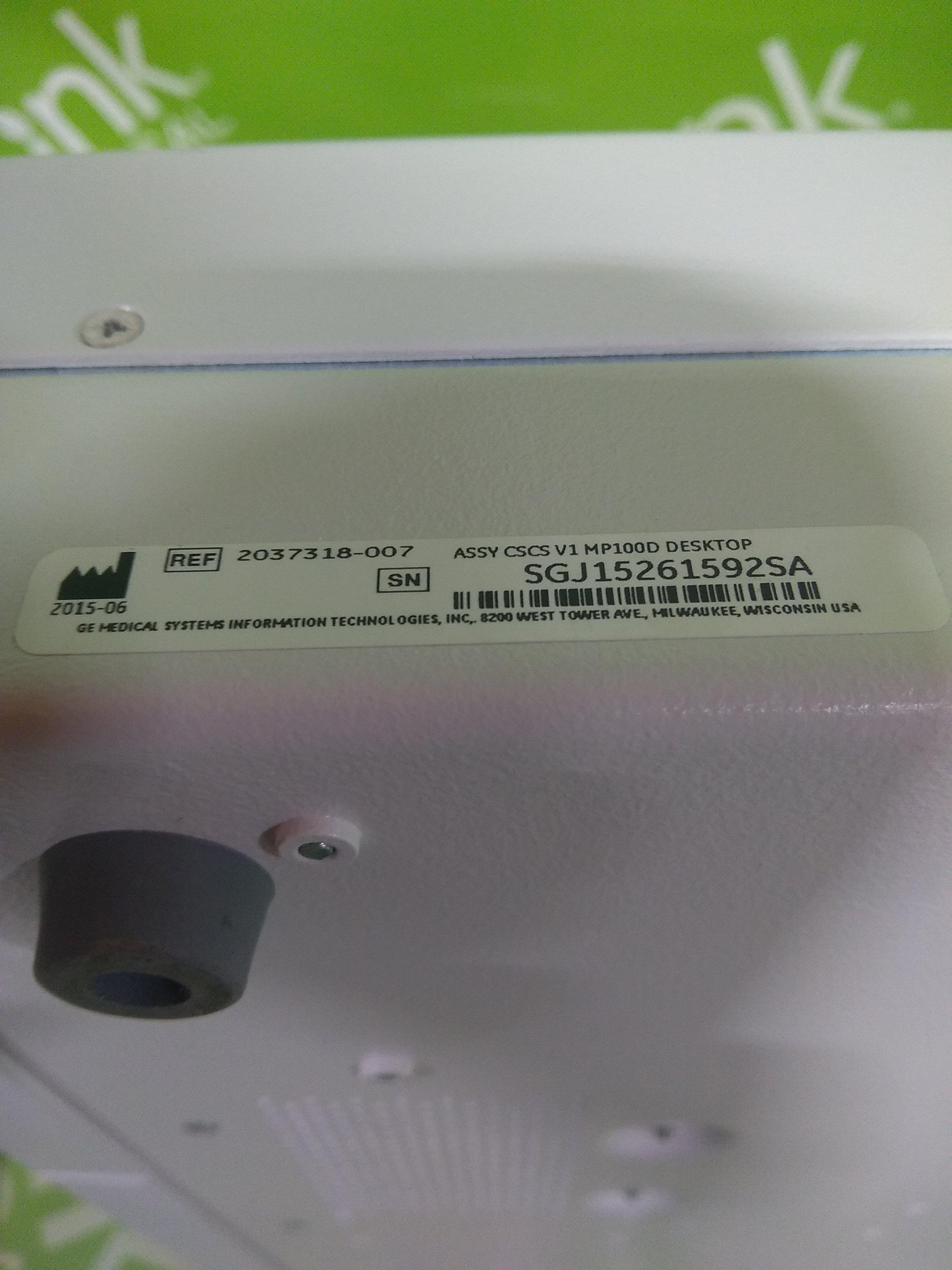 GE Healthcare MP100D CARESCAPE CENTRAL STATION - 48327