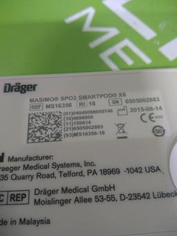 Drager Medical SMARTPOD MASIMO SP02 X8 - 48776