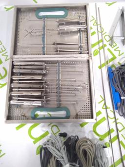 Surgical Lot of 55 Aesculap Codman Acufex - 60006