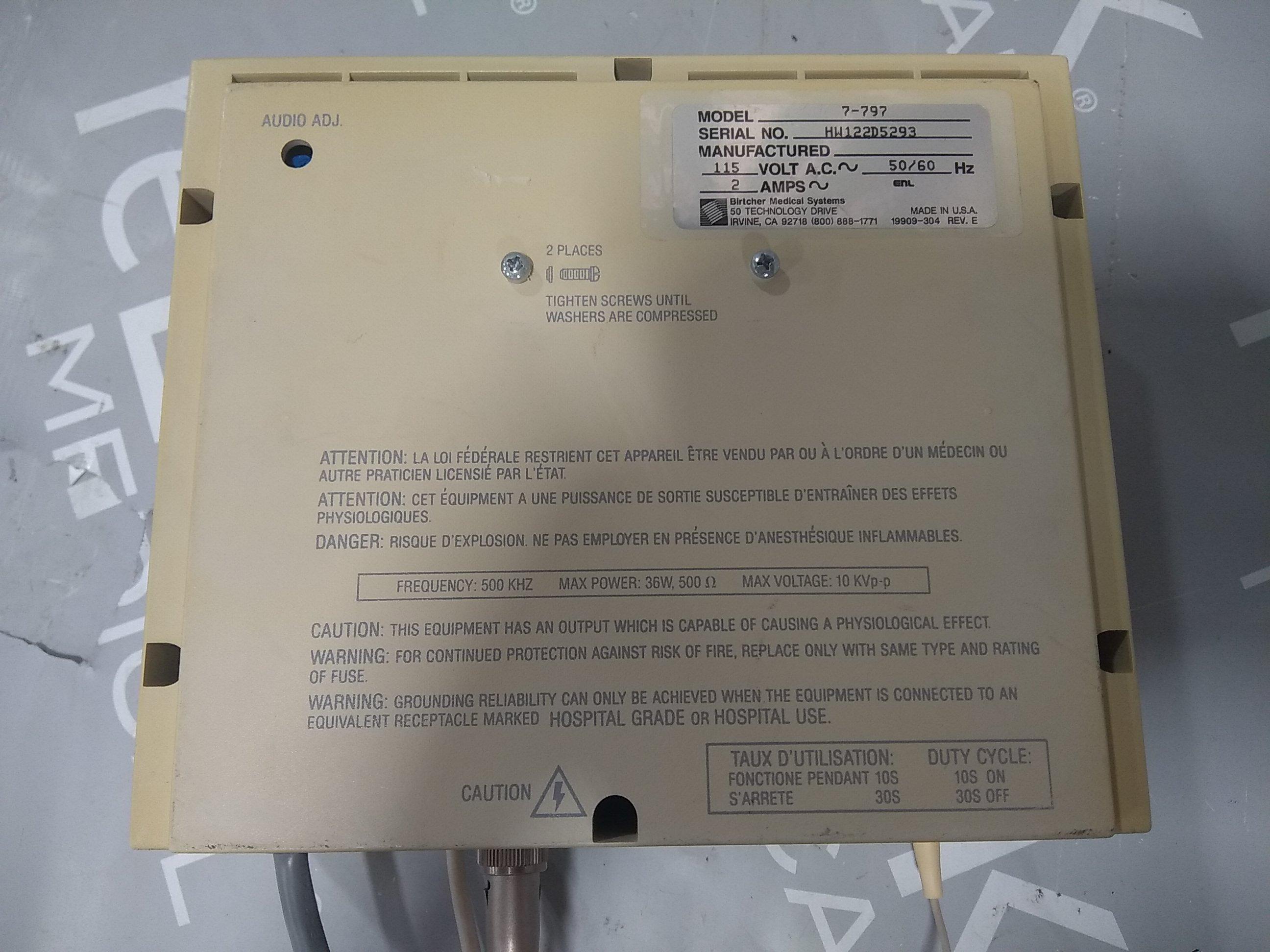 Birtcher Hyfrecator plus ESU - 59868