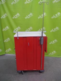 Waterloo Healthcare Anesthesia Cart - Red 0 - 80581