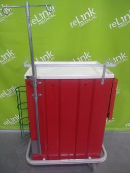 Waterloo Healthcare Anesthesia Cart - Red 0 - 80589