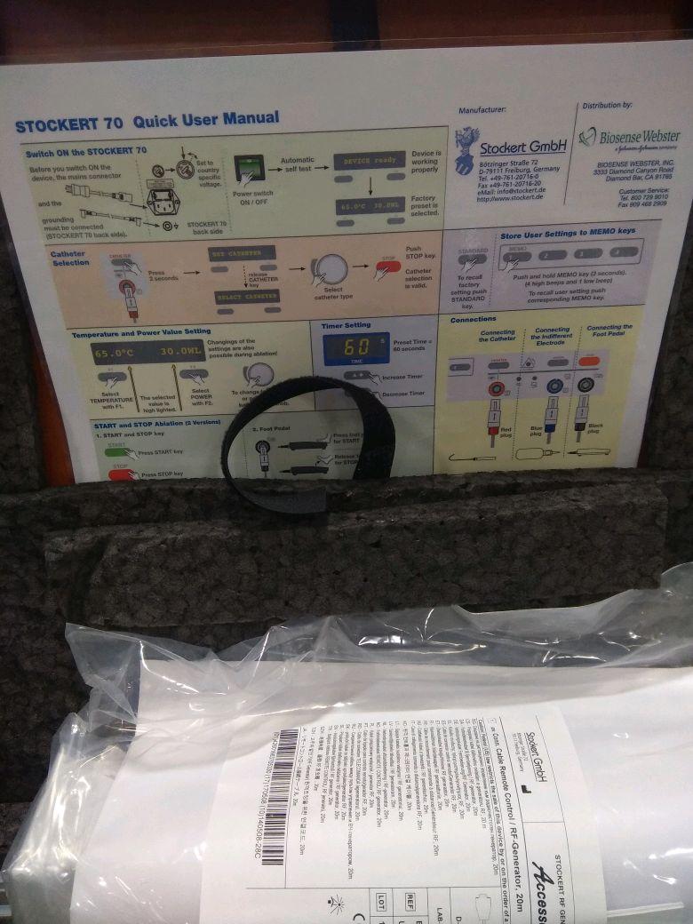BioSense Webster Stockert 70 RF Generator - 86913