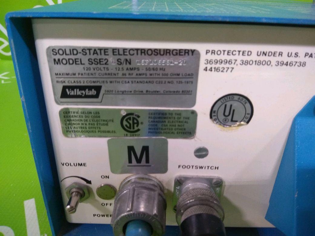 Valleylab SSE2-L Solid State Electrosurgery Unit - 094027