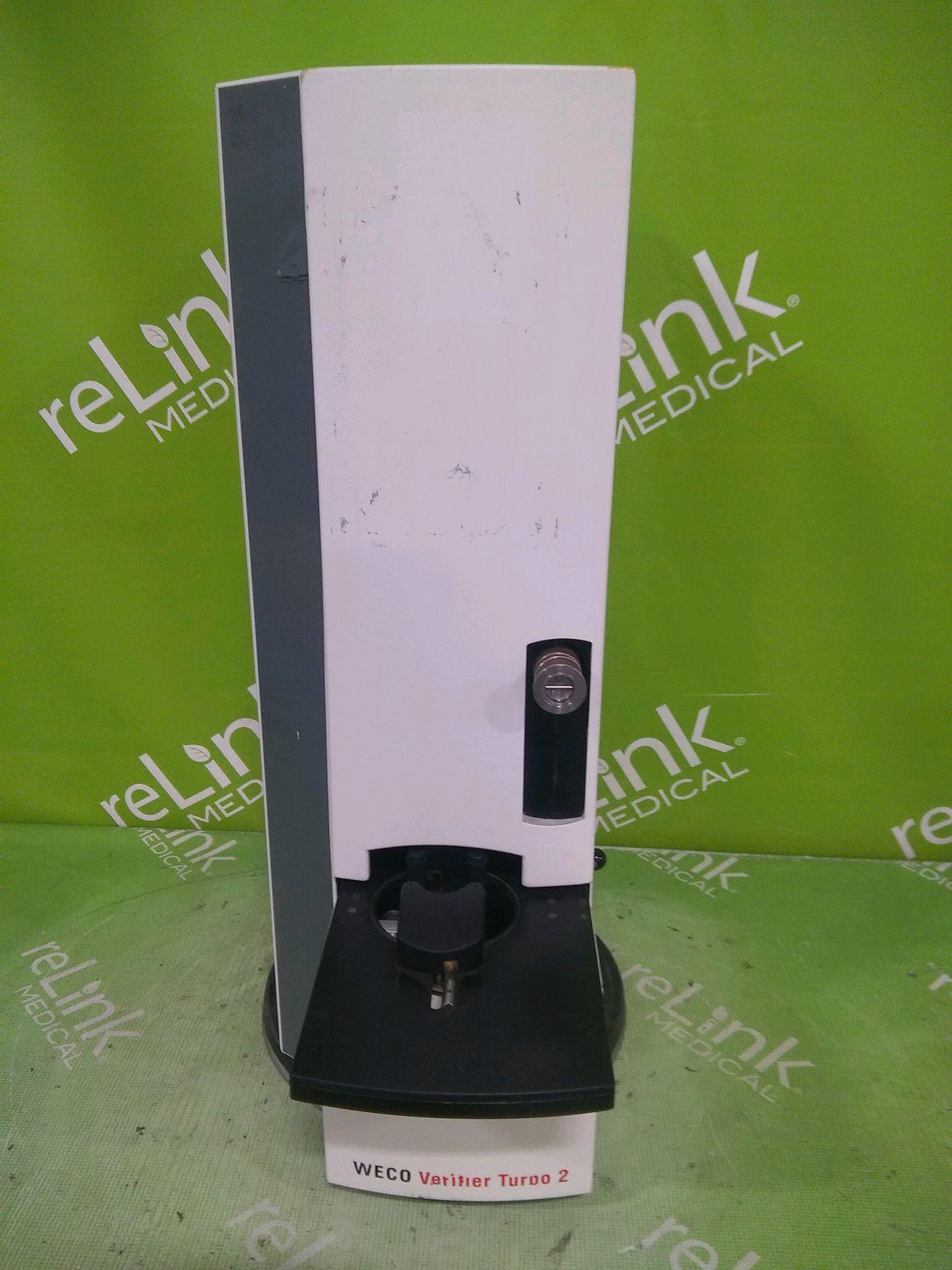 Weco Verifier Turbo 2 High Volume Automated Lens Blocker Optical Machine - 091841