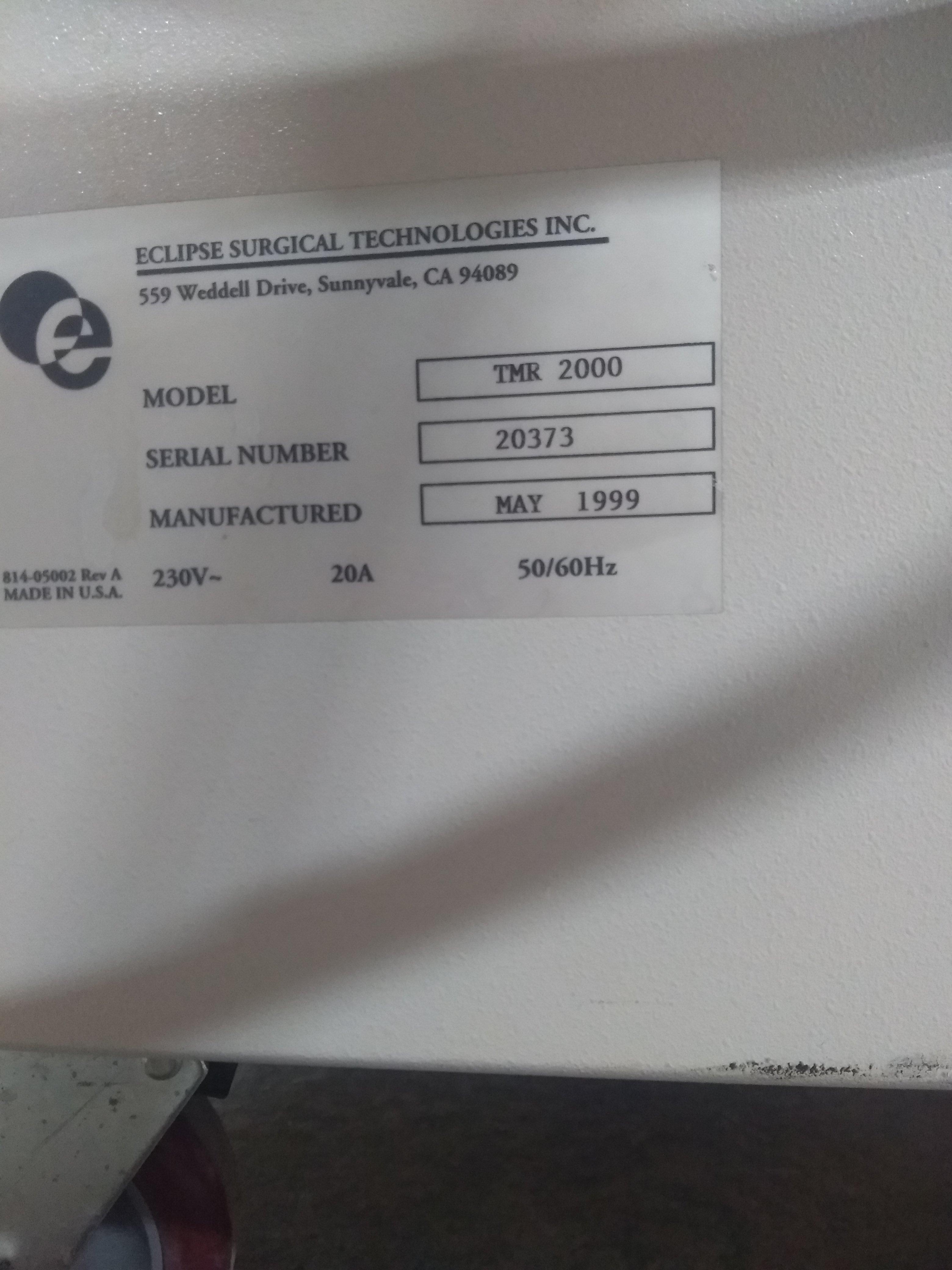 Eclipse Inc TMR 2000 Surgical Laser  - 106581