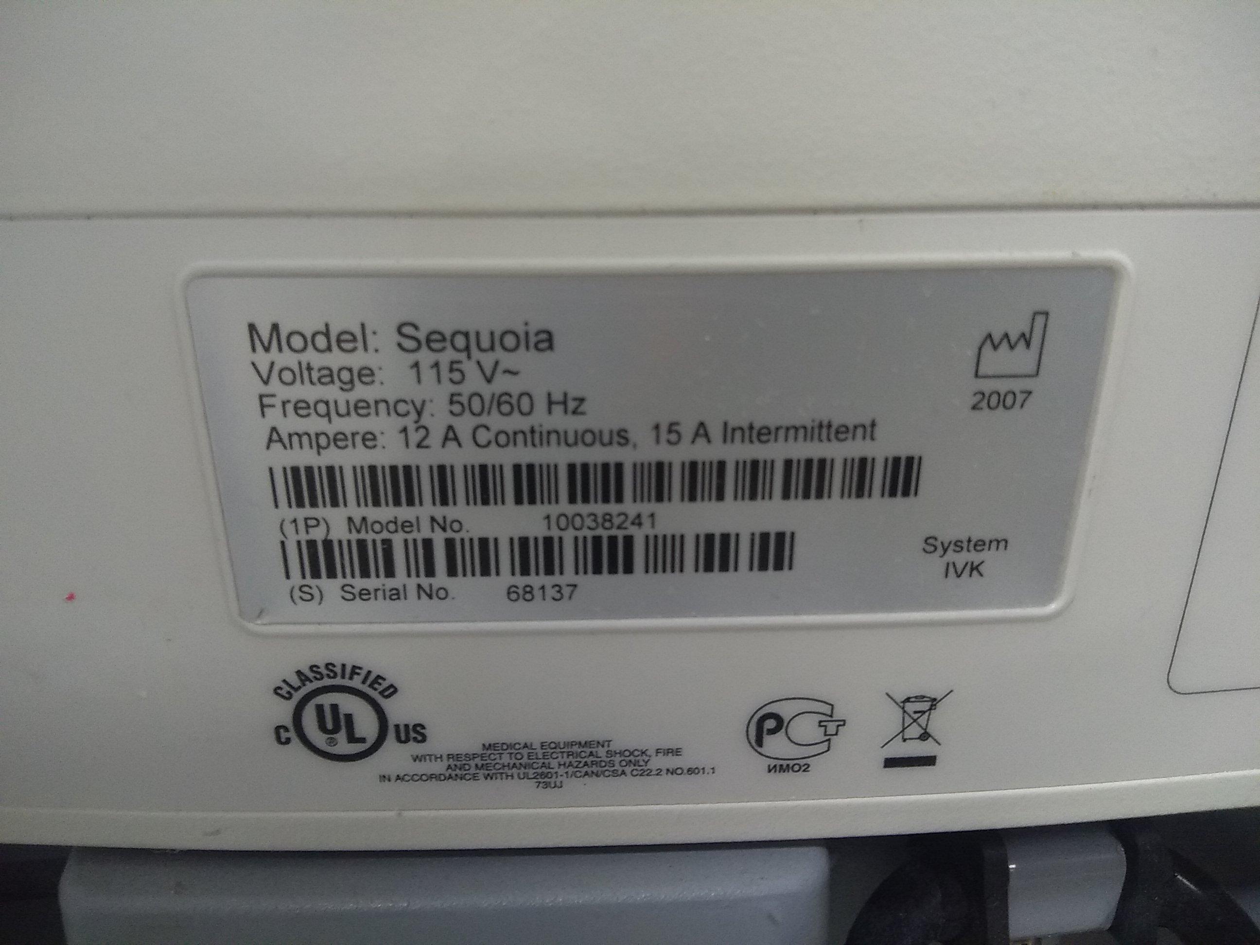 Acuson Sequoia 512 Ultrasound Unit - 077650