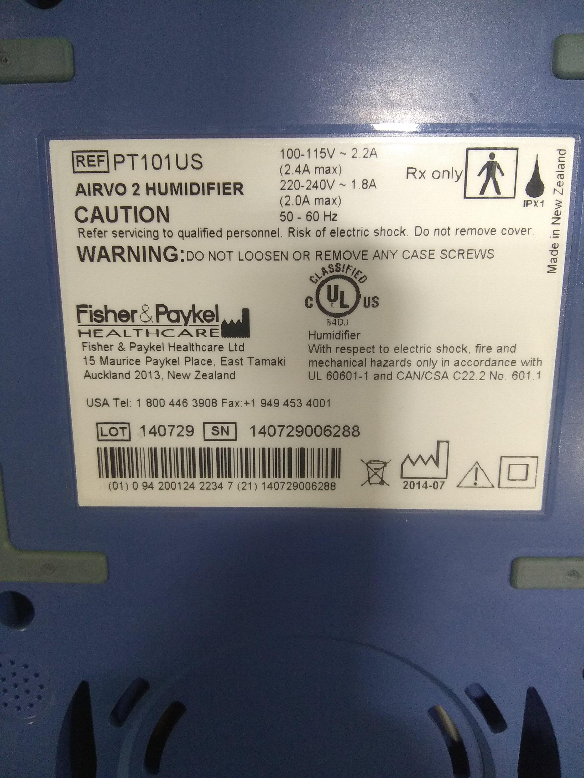 Fisher & Paykel Airvo 2 Humidifier - 113535