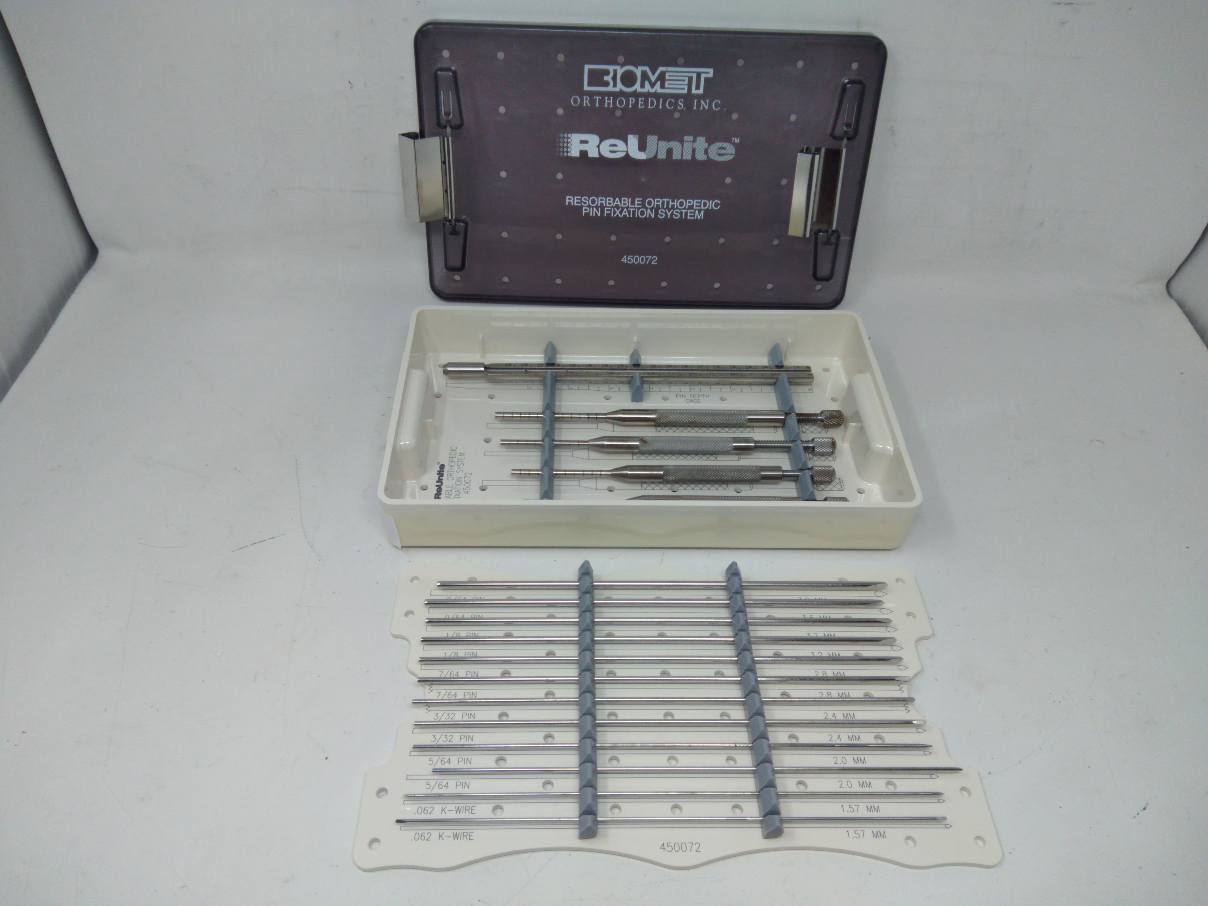 Biomet, Inc. ReUnite Resorbable Orthopedic Pin Fixation System - 215284