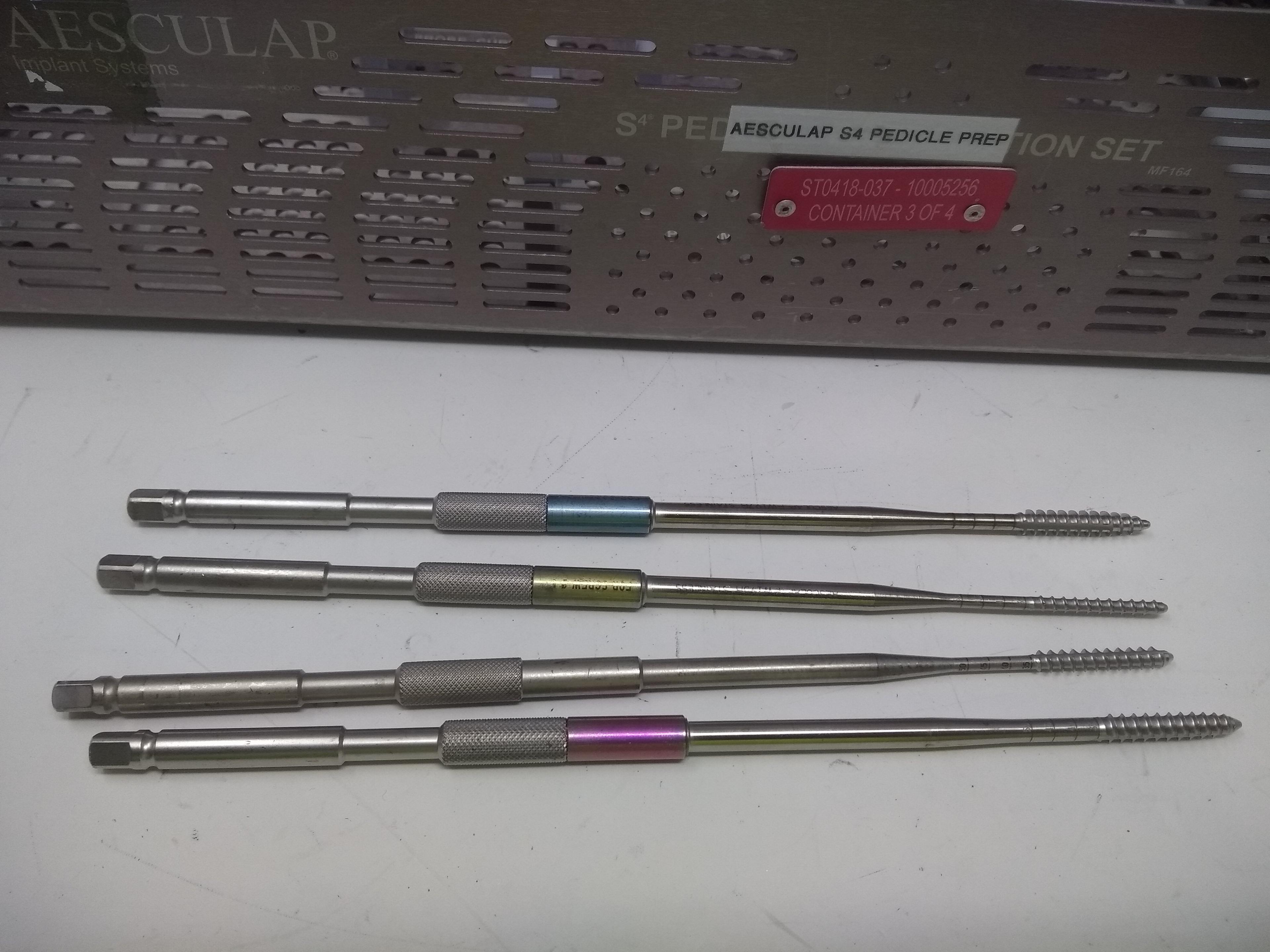 Aesculap, Inc. S4 Pedicle Preparation Set - 197623
