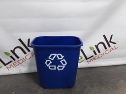 Pallet of 24 Cases of Rubbermaid 2956 Recycle Bins