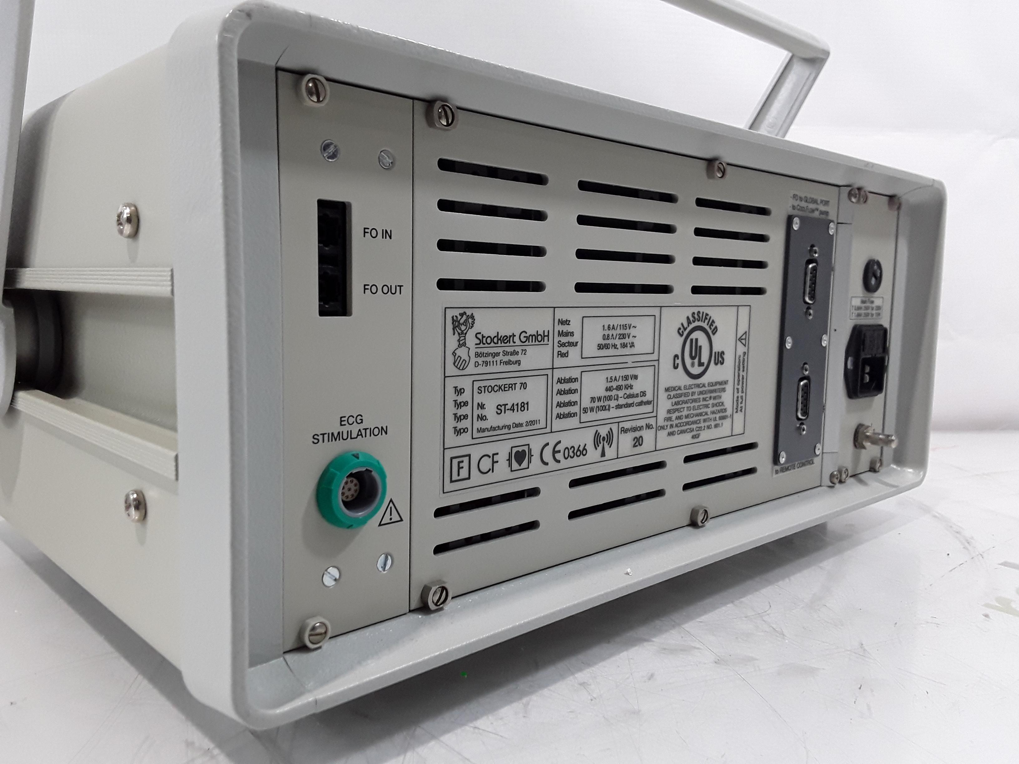 BioSense Webster Stockert 70 RF Generator - 086918