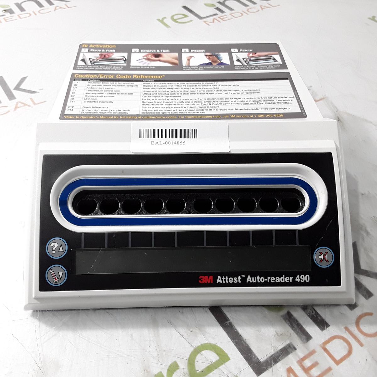 3M Attest Auto-Reader 490 VH202 Sterilization - 291406