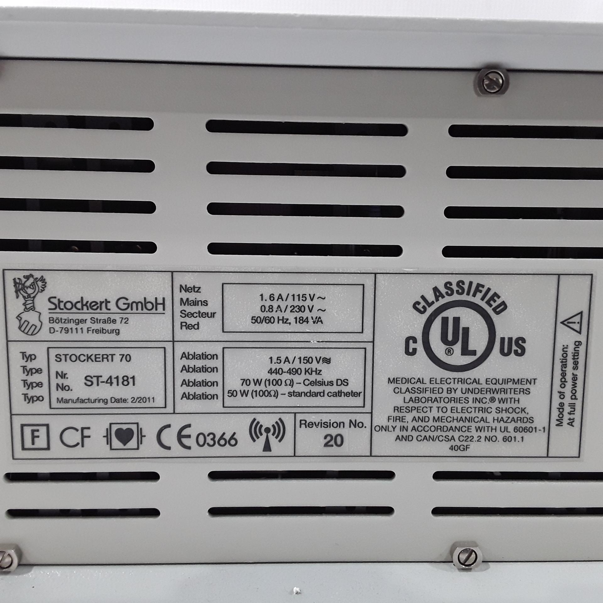 BioSense Webster Stockert 70 RF Generator - 086918
