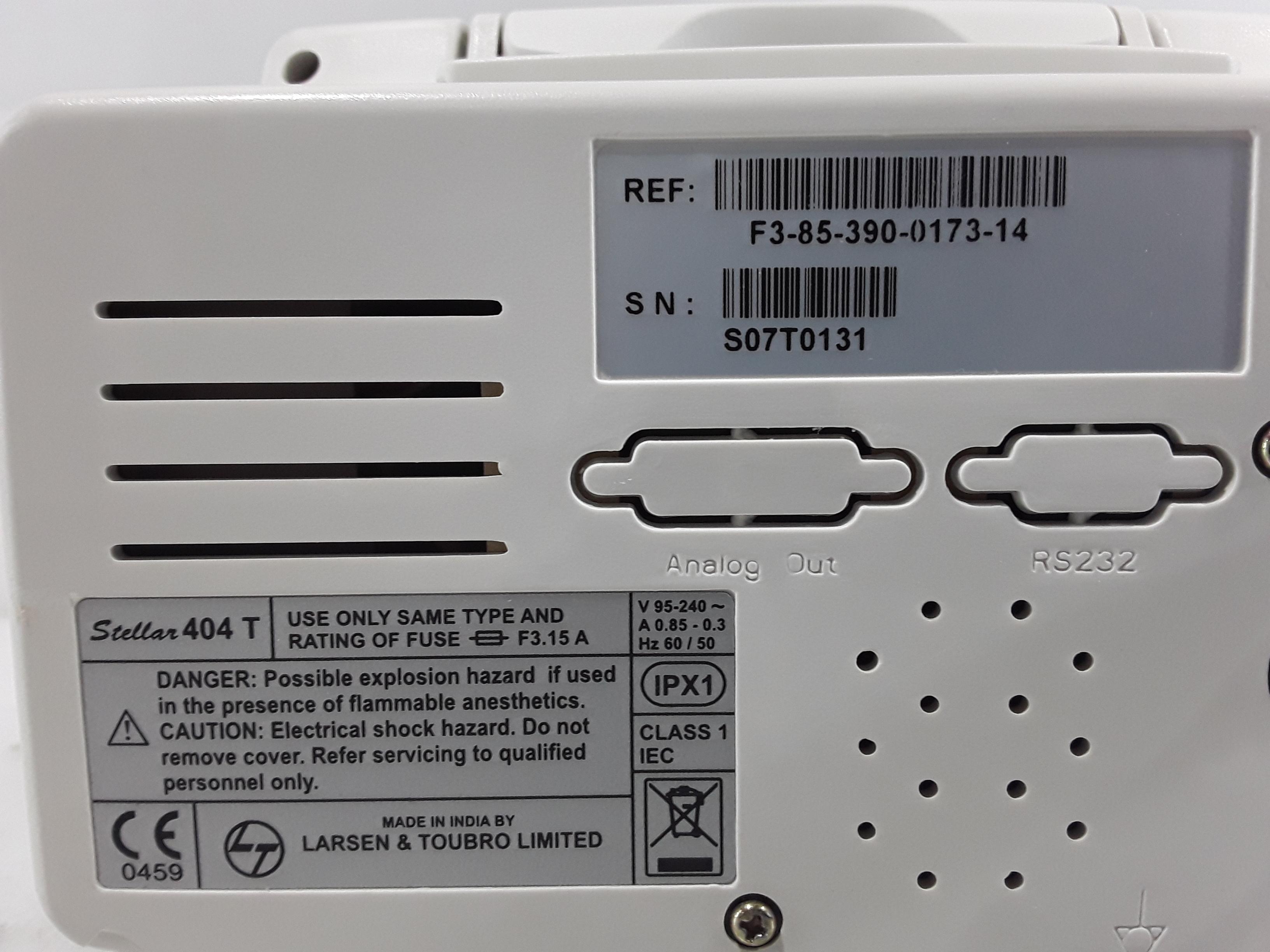 Larsen & Toubro Stellar 404T Vital Sign Patient Monitor - 286470